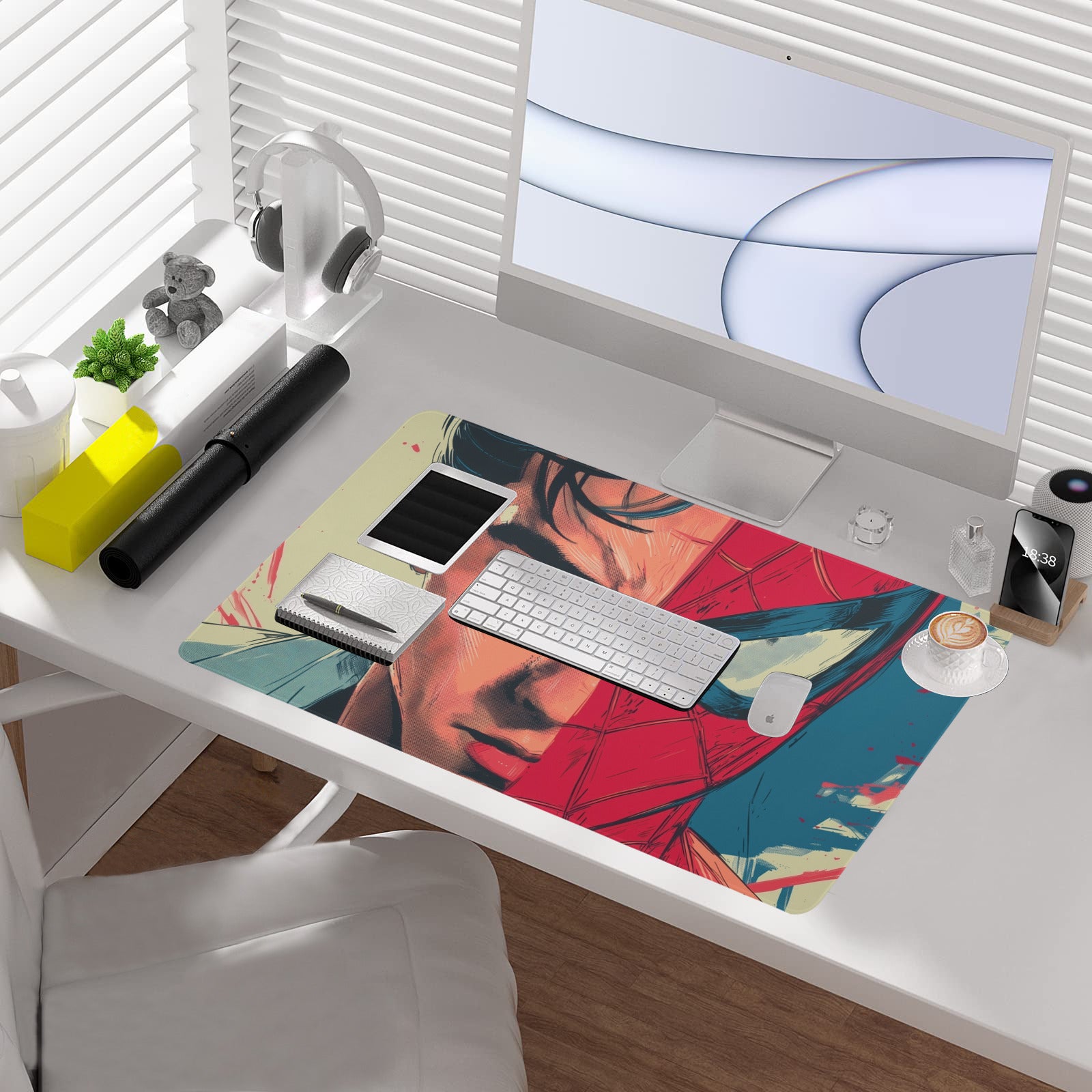 Peter Parker Spider-Man Playmat (Borderless) | Magic the Gathering Playmat