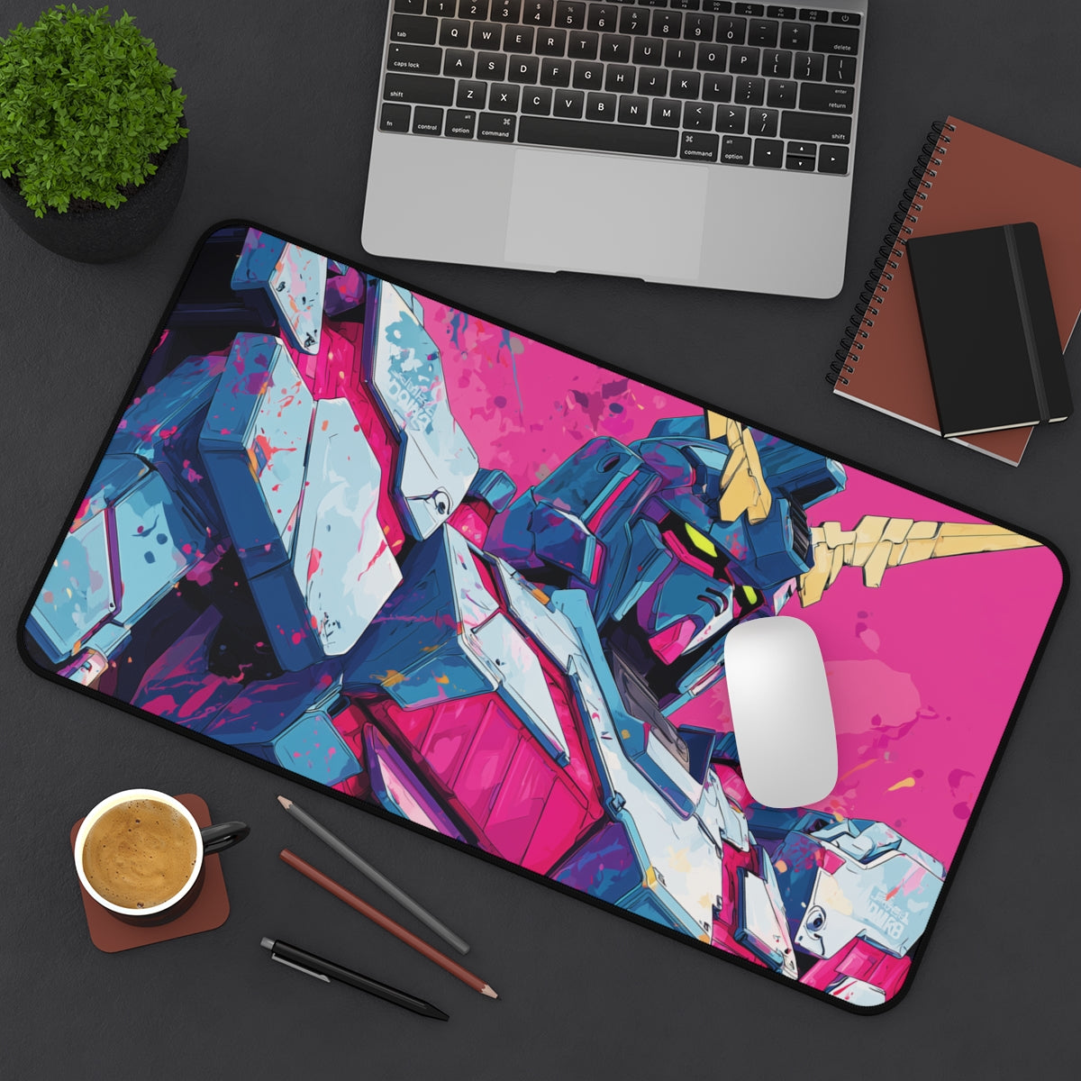 Gundam Unicorn Playmat | Gundam TCG Playmat | Iconic Mobile Suit with Zones Option | 24x14 | 22x12 | 32x16 Sizes