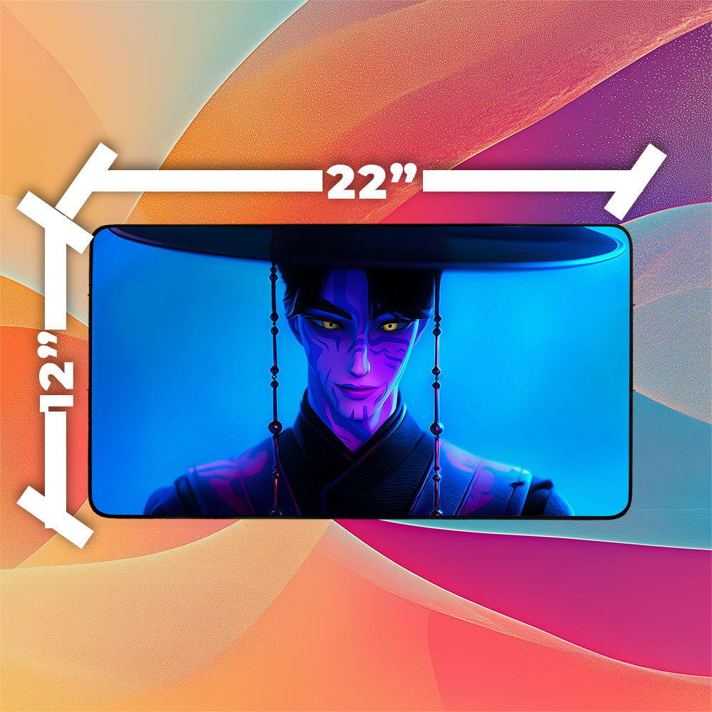 Jinu Playmat | TCG Playmat | K-Pop Demon Hunters No Zones Option