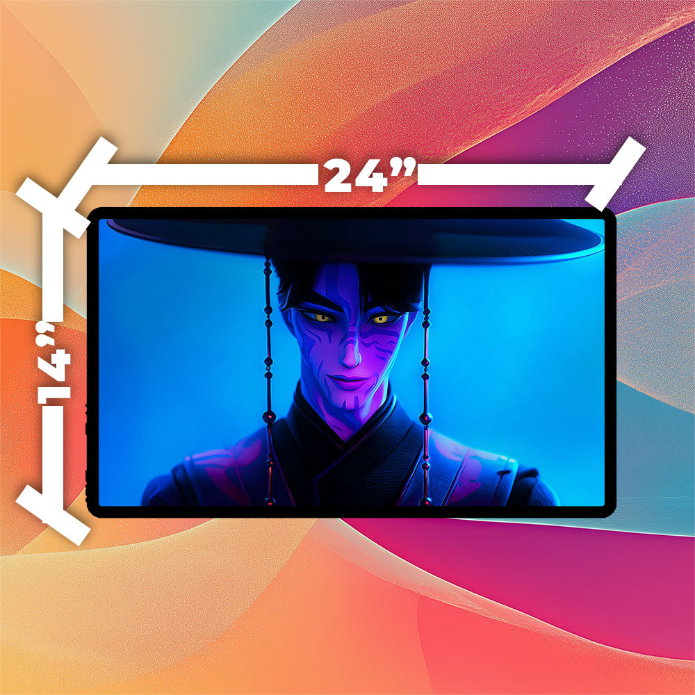 Jinu Playmat | TCG Playmat | K-Pop Demon Hunters No Zones Option