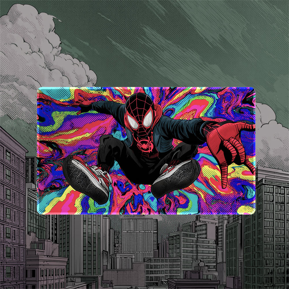 Miles Morales Playmat (Borderless) | Magic the Gathering Playmat
