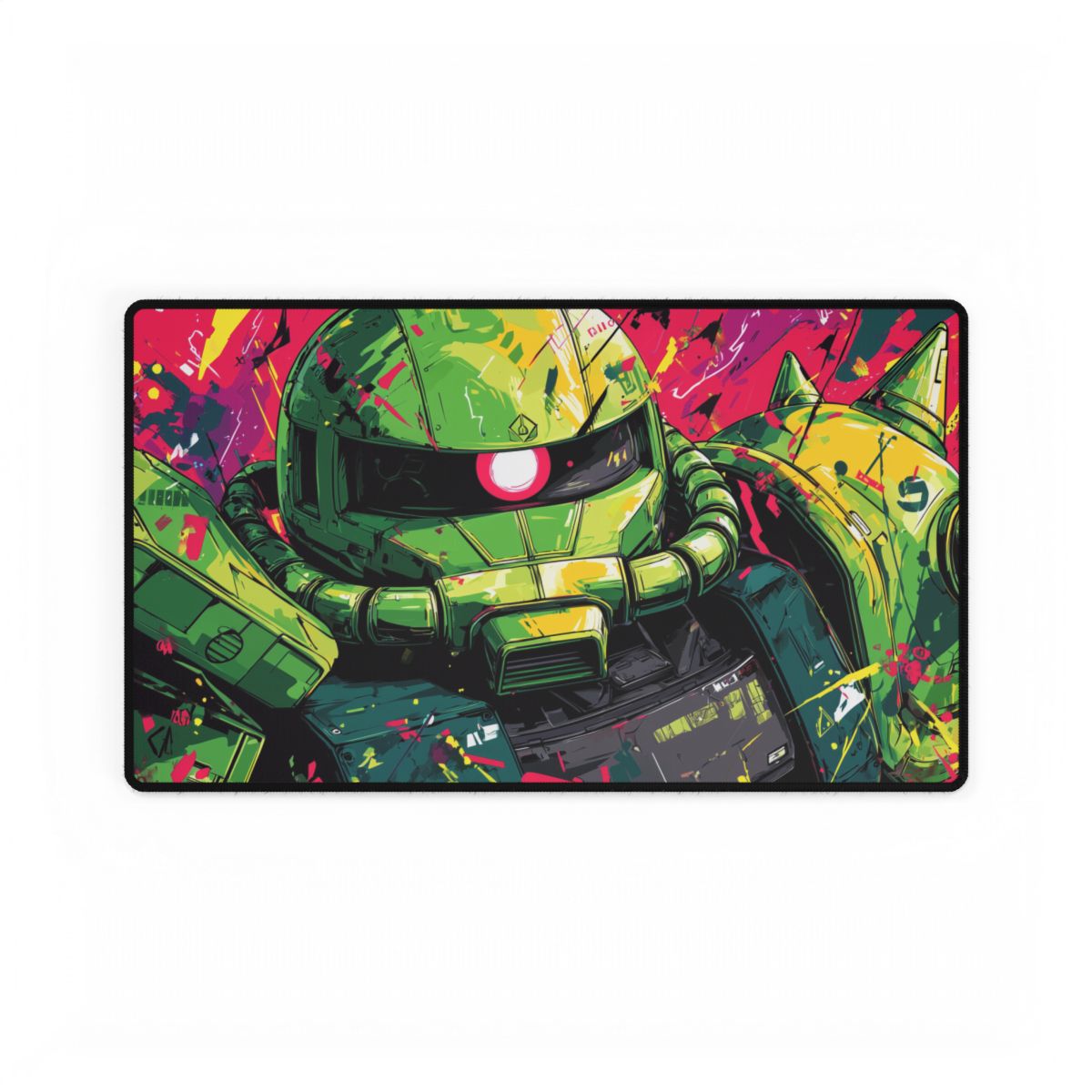 MS-06C Zaku II Playmat | Gundam TCG Playmat | Iconic Mobile Suit with Zones Option | 24x14 | 22x12 | 32x16 Sizes