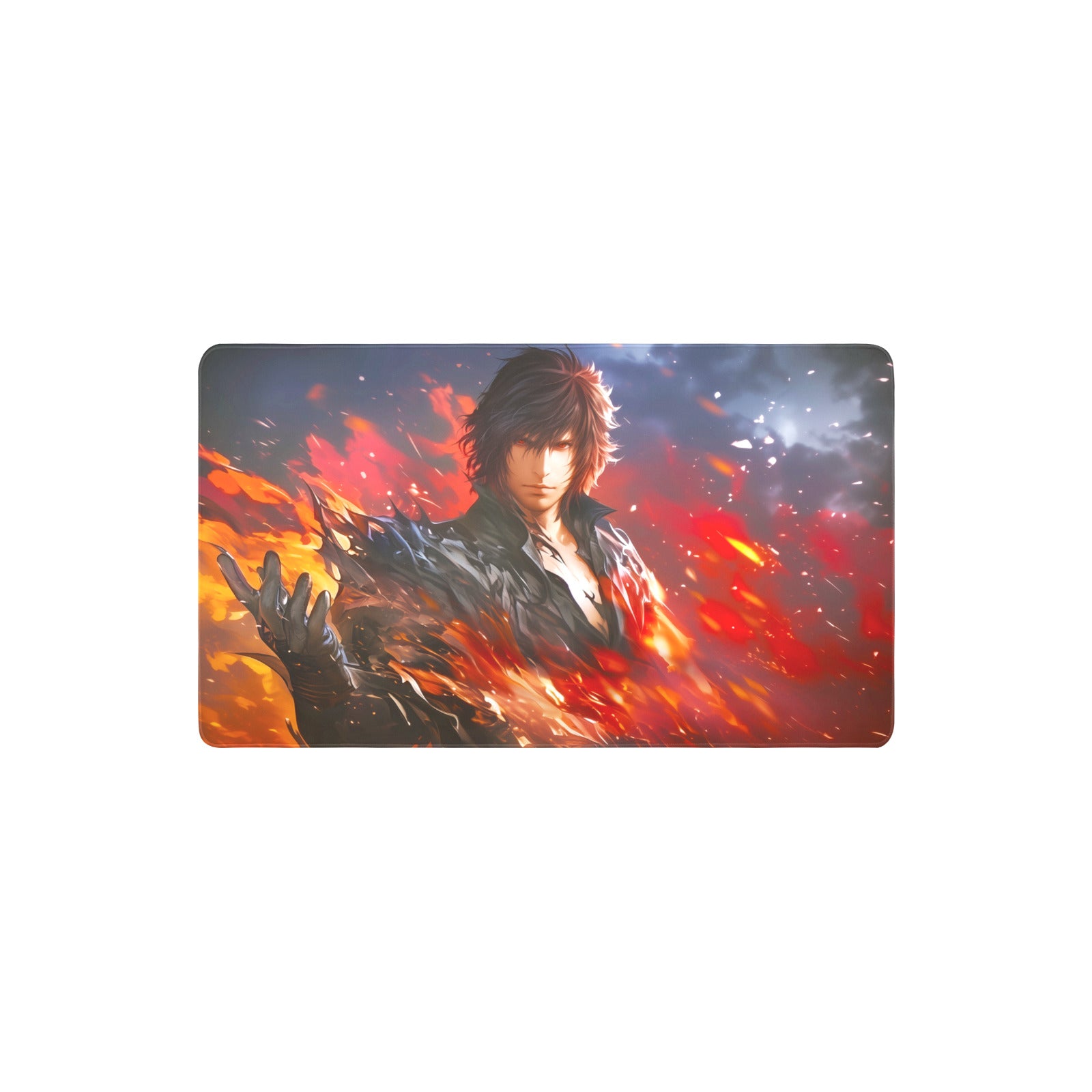 Clive, Ifrit’s Dominant Playmat Playmat (Borderless) | Final Fantasy Playmat