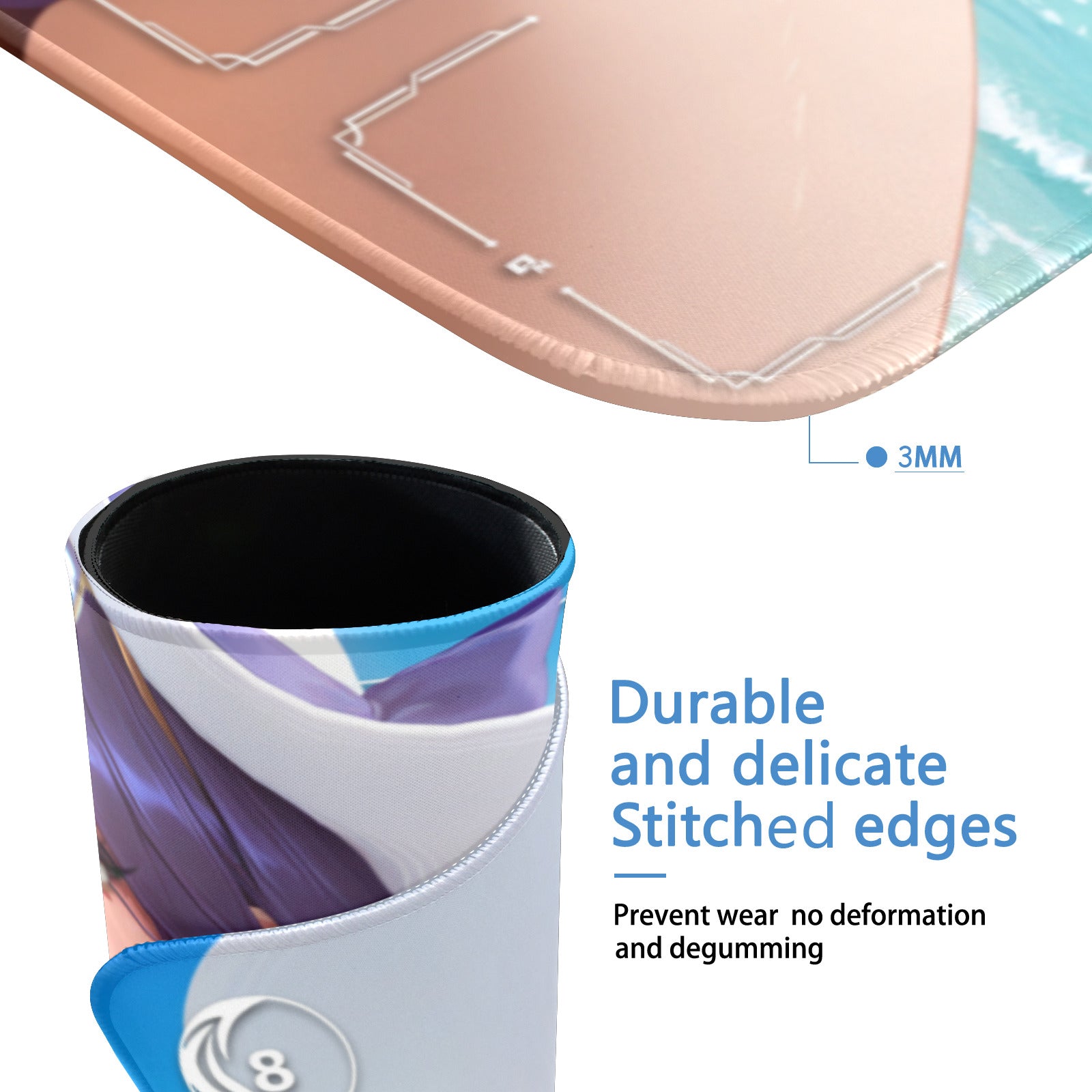 Pool Party Caitlyn Playmat (Borderless) | Riftbound League of Legends Playmat