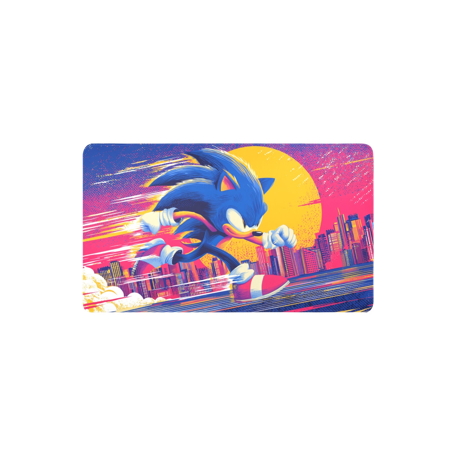 Sonic the Hedgehog Playmat (Borderless) | Magic the Gathering Playmat