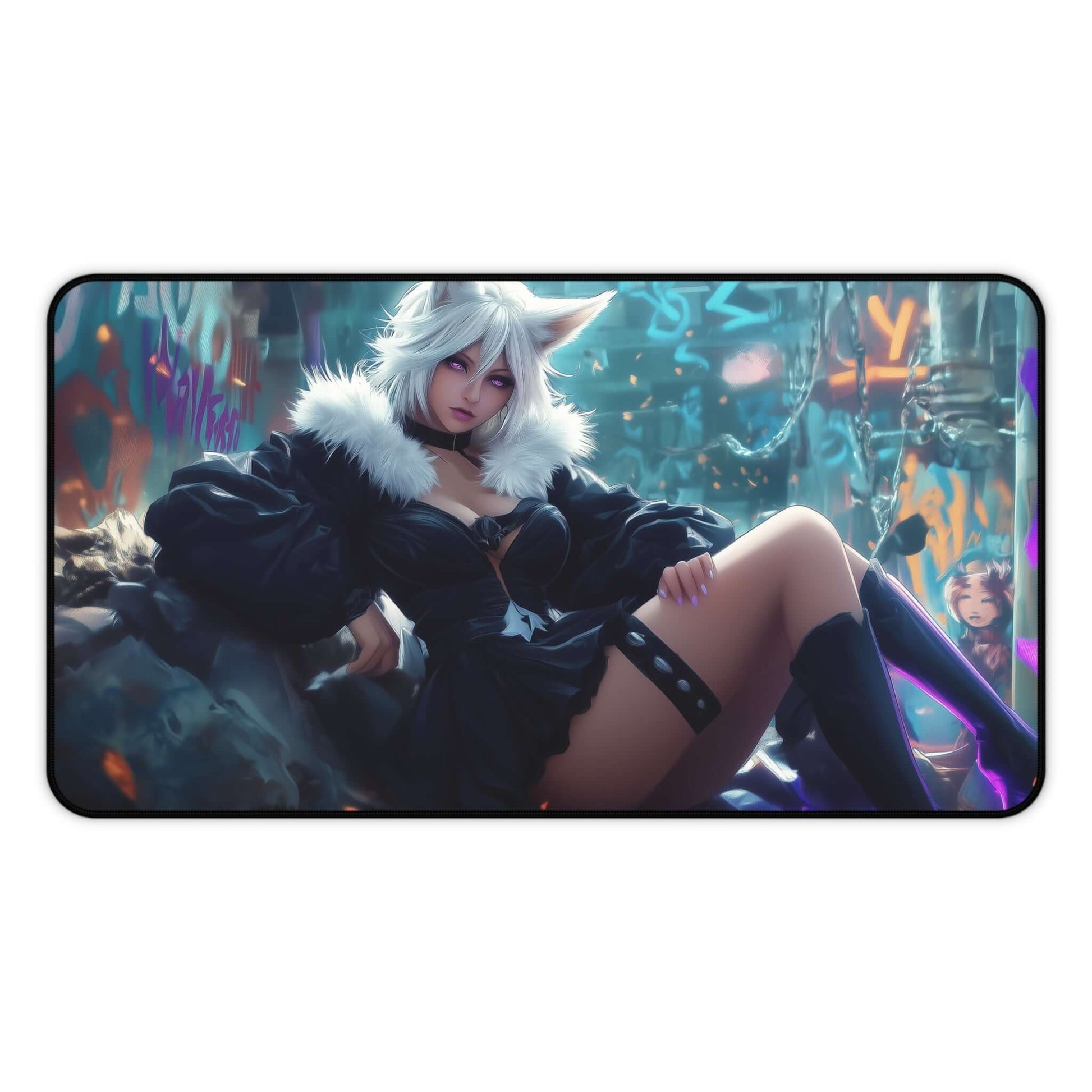 Y’shtola Playmat | Final Fantasy Playmat | Iconic Fantasy Sorceress Playmat with Zones Option | 24x14 | 22x12 | 32x16 Sizes