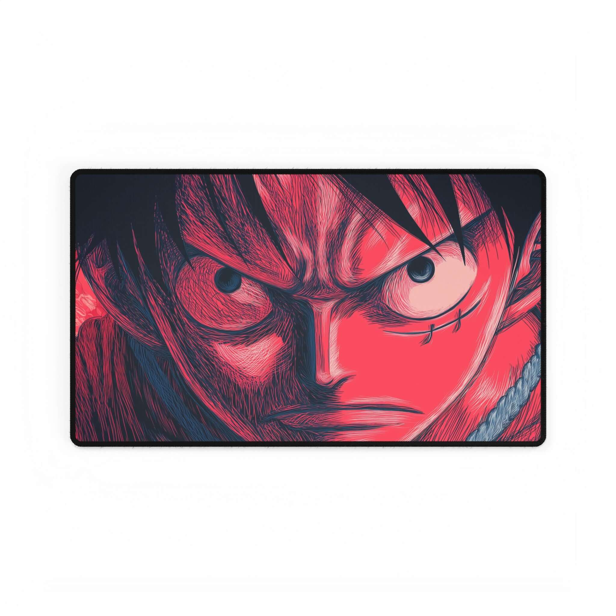 Monkey D. Luffy Playmat | One Piece Playmat | Straw Hat Crew Playmat with Zones Option | 24x14 | 22x12 | 32x16 Sizes