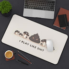 I Play Like Shit Funny Playmat | Magic the Gathering Playmat | Gag Gift for Card Players with Zones Option | 24x14 | 22x12 | 32x16 Sizes