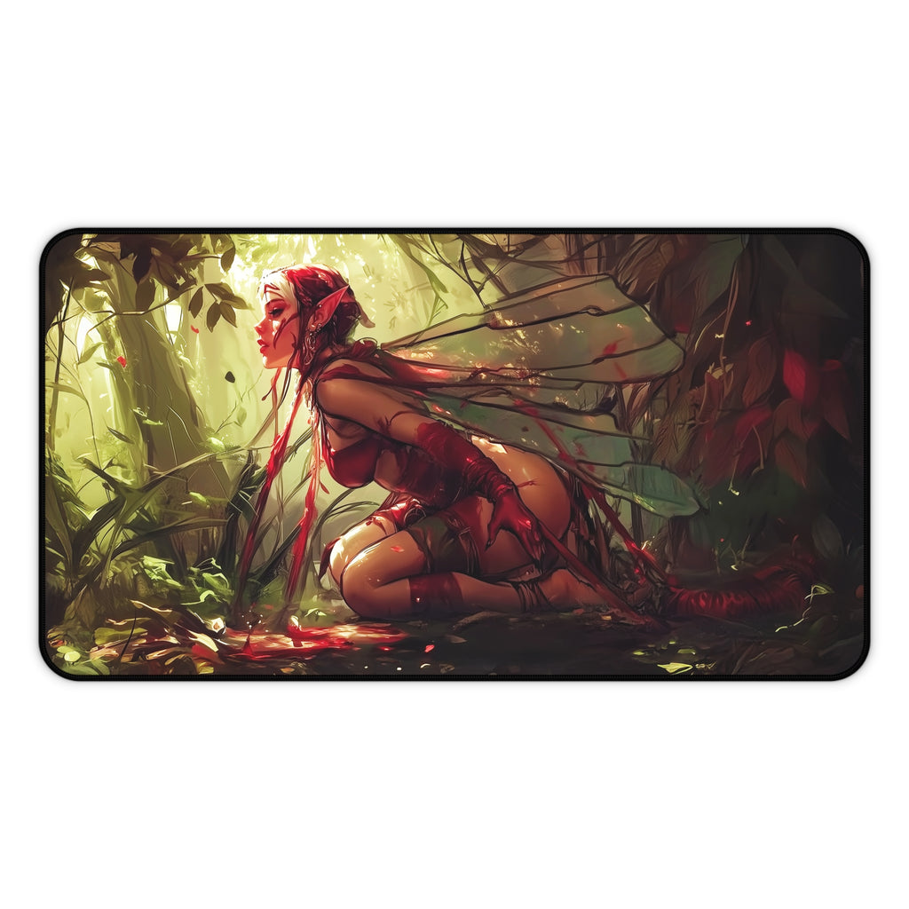 Earthbind Playmat | Magic the Gathering Playmat | Iconic Bound Faerie Fantasy Playmat with Zones Option | 24x14 | 22x12 | 32x16 Sizes