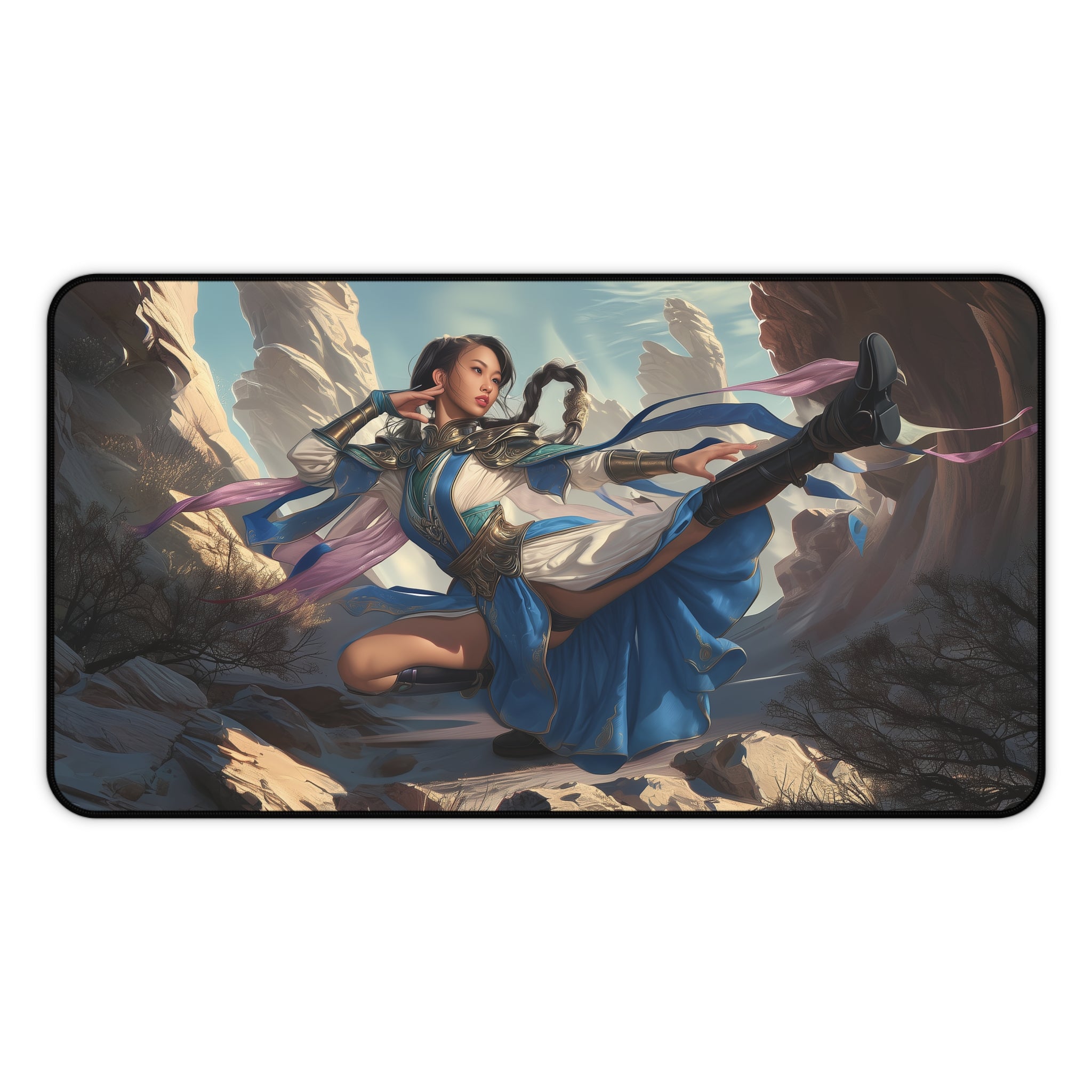 Narset, Enlightened Master Playmat | Magic the Gathering Playmat | Iconic Planeswalker Playmat with Zones Option | 24x14 | 32x16 Sizes