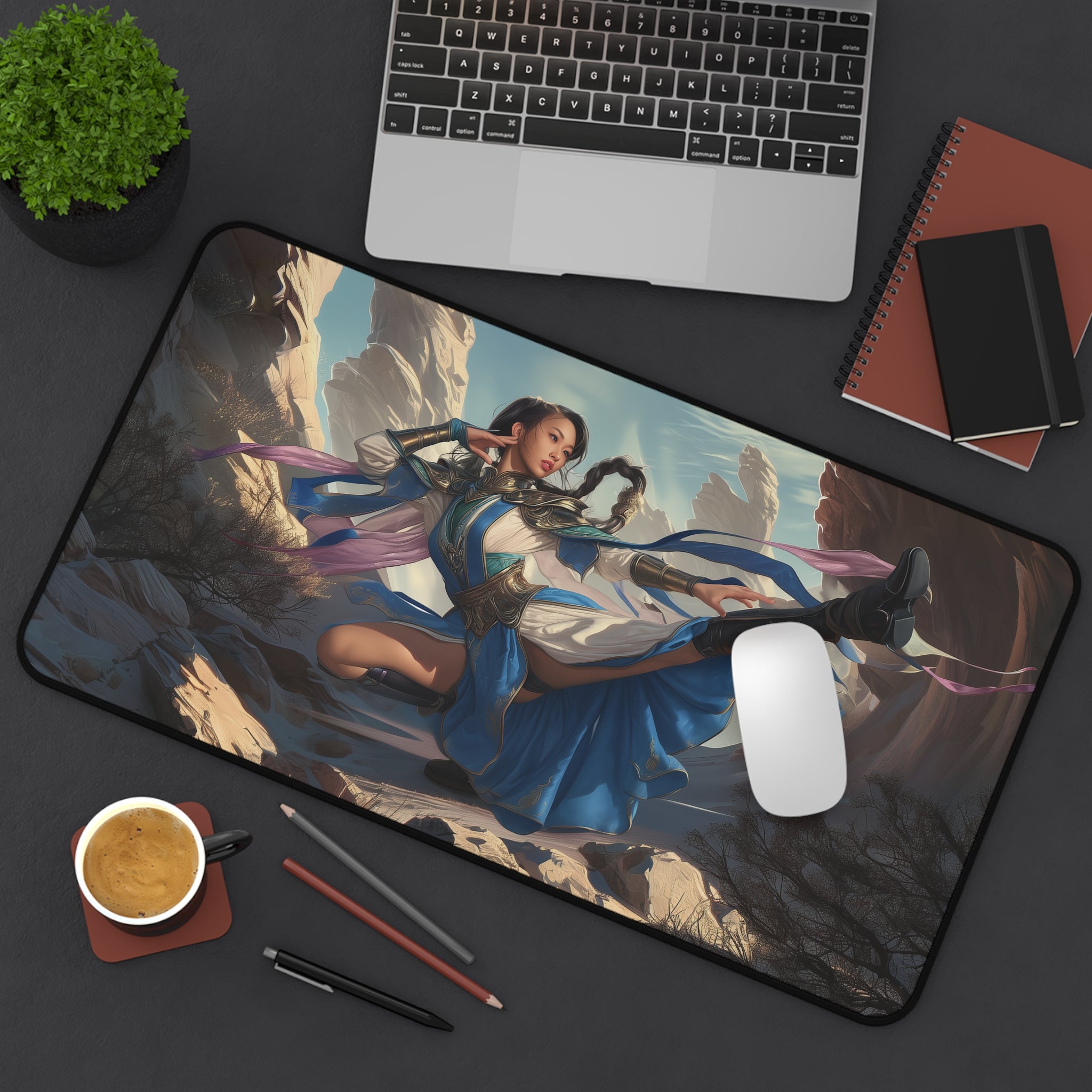 Narset, Enlightened Master Playmat | Magic the Gathering Playmat | Iconic Planeswalker Playmat with Zones Option | 24x14 | 32x16 Sizes