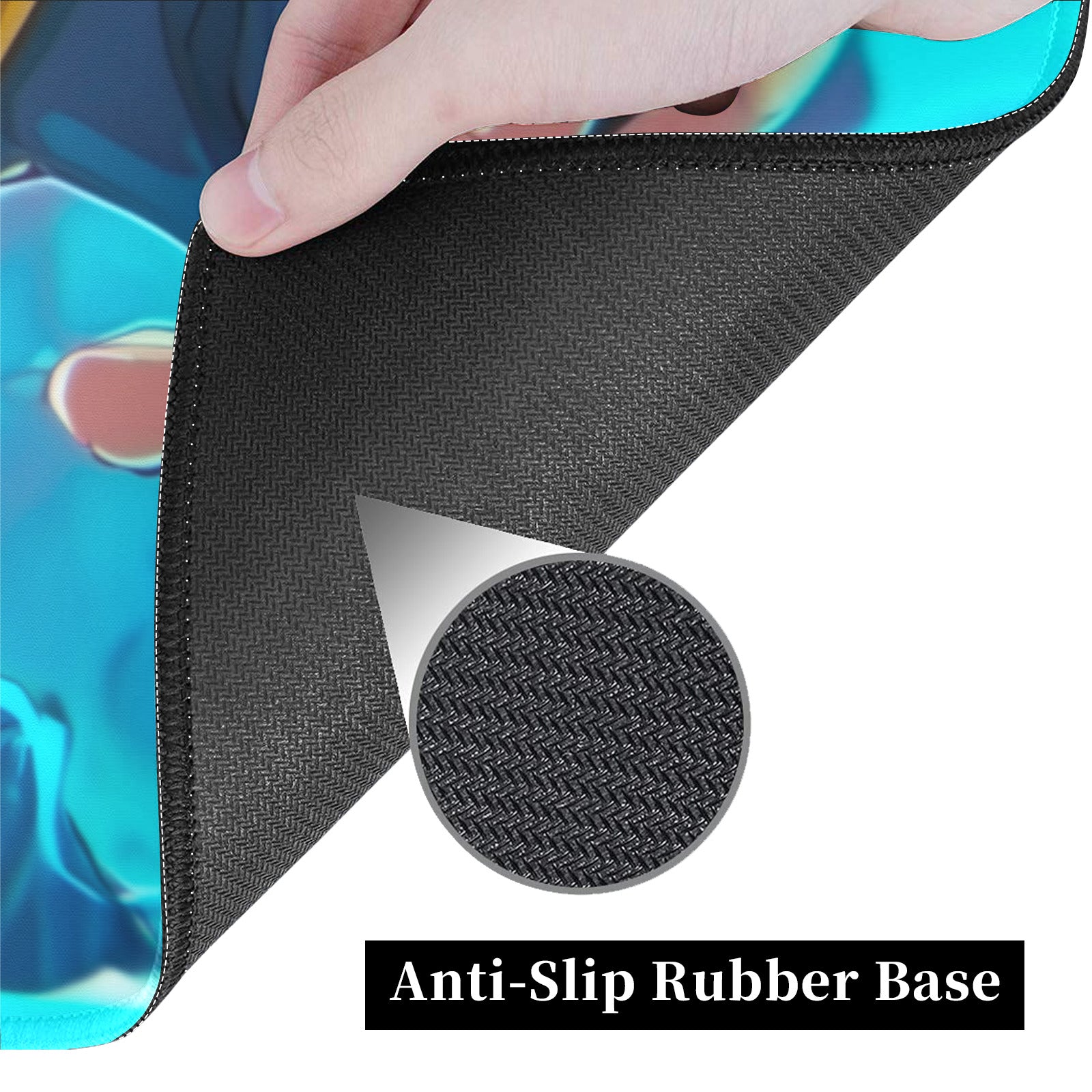 Fire Lord Azula Playmat (Borderless) | Blue Flame | Magic the Gathering Playmat