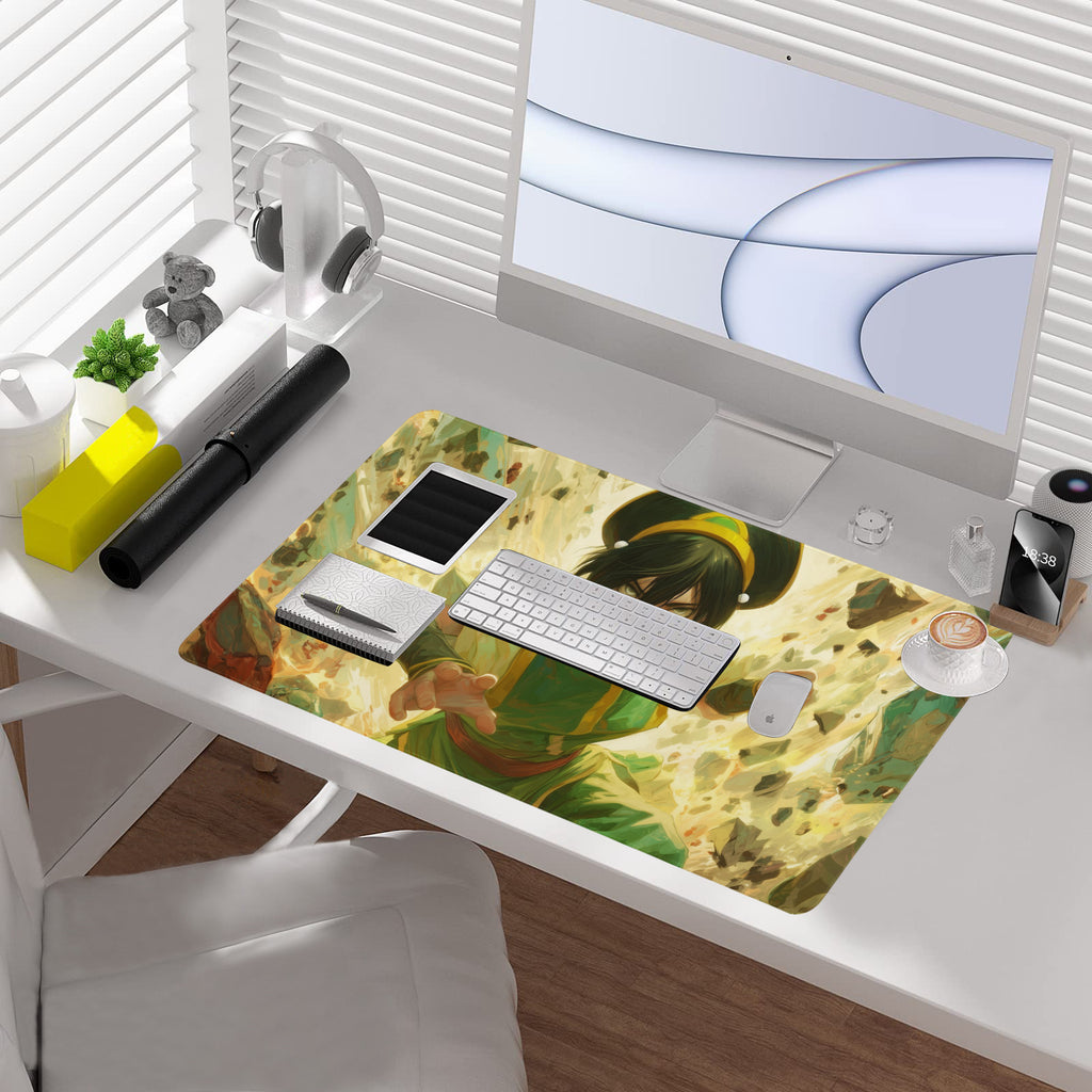 Toph Earthbender Playmat (Borderless) | Magic the Gathering Playmat