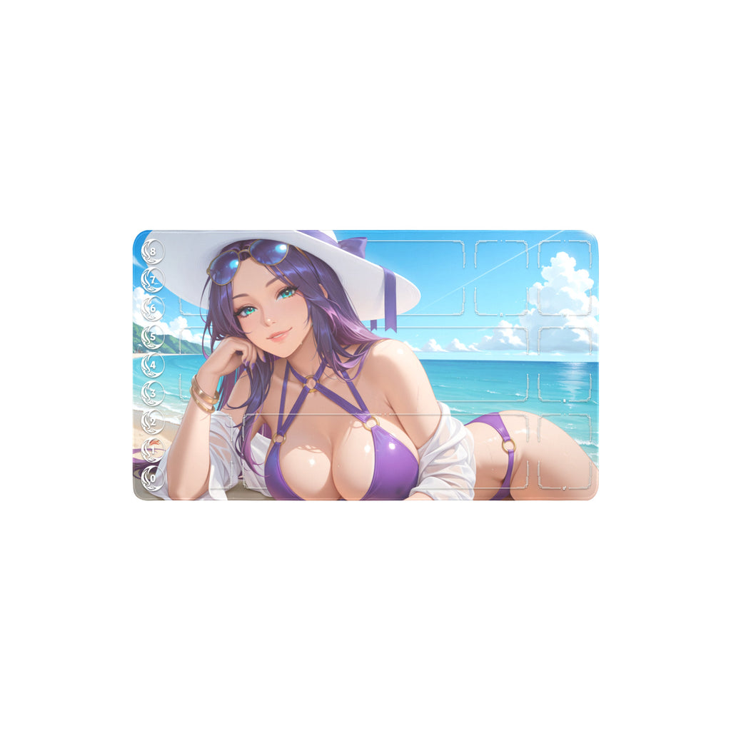Pool Party Caitlyn Playmat (Borderless) | Riftbound League of Legends Playmat