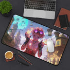 Chandra Nalaar Playmat | Magic the Gathering Playmat | Redhead Planeswalker Playmat with Zones Option | 24x14 | 22x12 | 32x16 Sizes