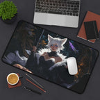 Y’shtola, Night’s Blessed Playmat | Final Fantasy Playmat | Cat Warlock Playmat with Zones Option | 24x14 | 22x12 | 32x16 Sizes
