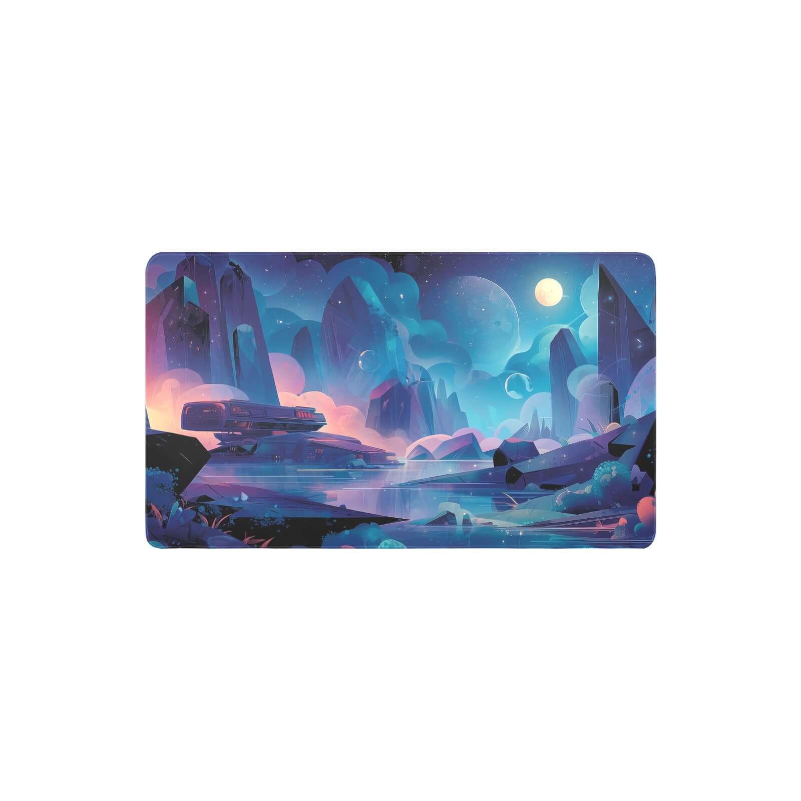 Watery Grave Stellar Sights (Borderless) | Magic the Gathering Playmat | 24" x 14" (with Stitched Edges)