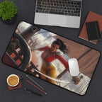 Sisay, Weatherlight Captain Playmat | Magic the Gathering Playmat | Legendary Commander Playmat with Zones Option | 24x14 | 22x12 | 32x16 Sizes