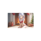 Holiday Fireside Heroine Playmat (Borderless) | Festive Anime Mat