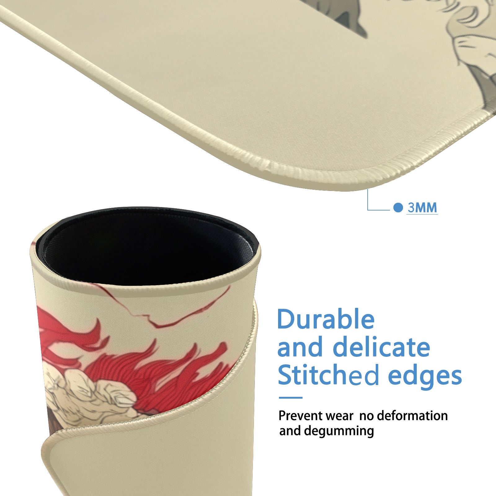 Iroh Dragon of the West Playmat (Borderless) | Ukiyo-e Playmat | Magic the Gathering Playmat