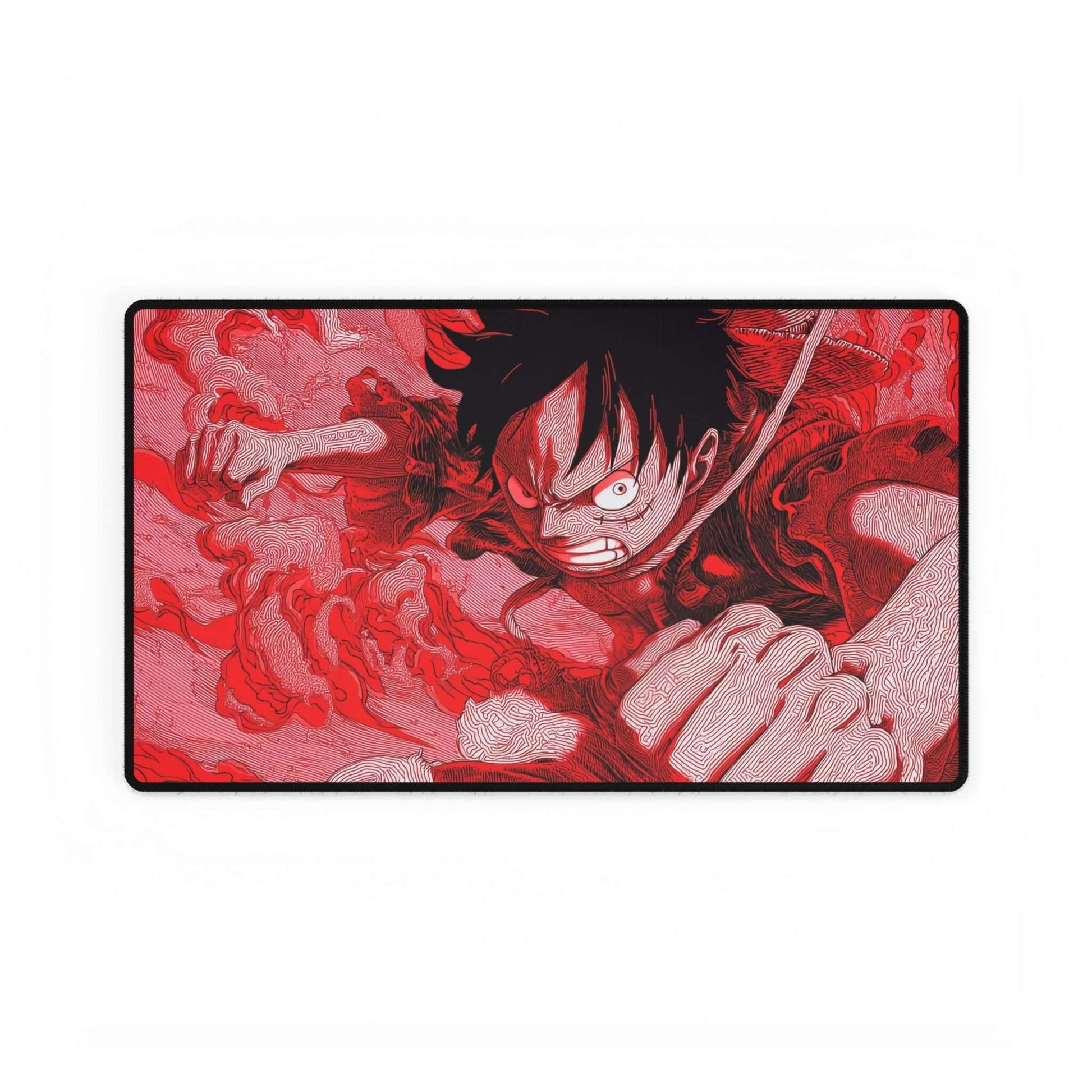 Luffy Punch Playmat | One Piece Playmat | Straw Hat Crew Playmat with Zones Option | 24x14 | 22x12 | 32x16 Sizes