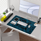 Neon Waterbender Playmat (Borderless) | Electric Wave Mat