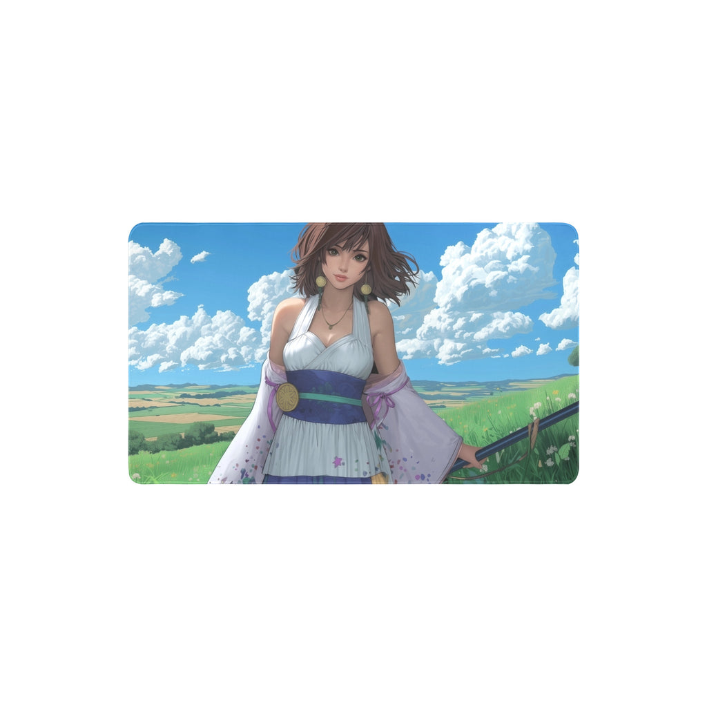 Yuna Grand Summoner Playmat (Borderless) | Final Fantasy Playmat