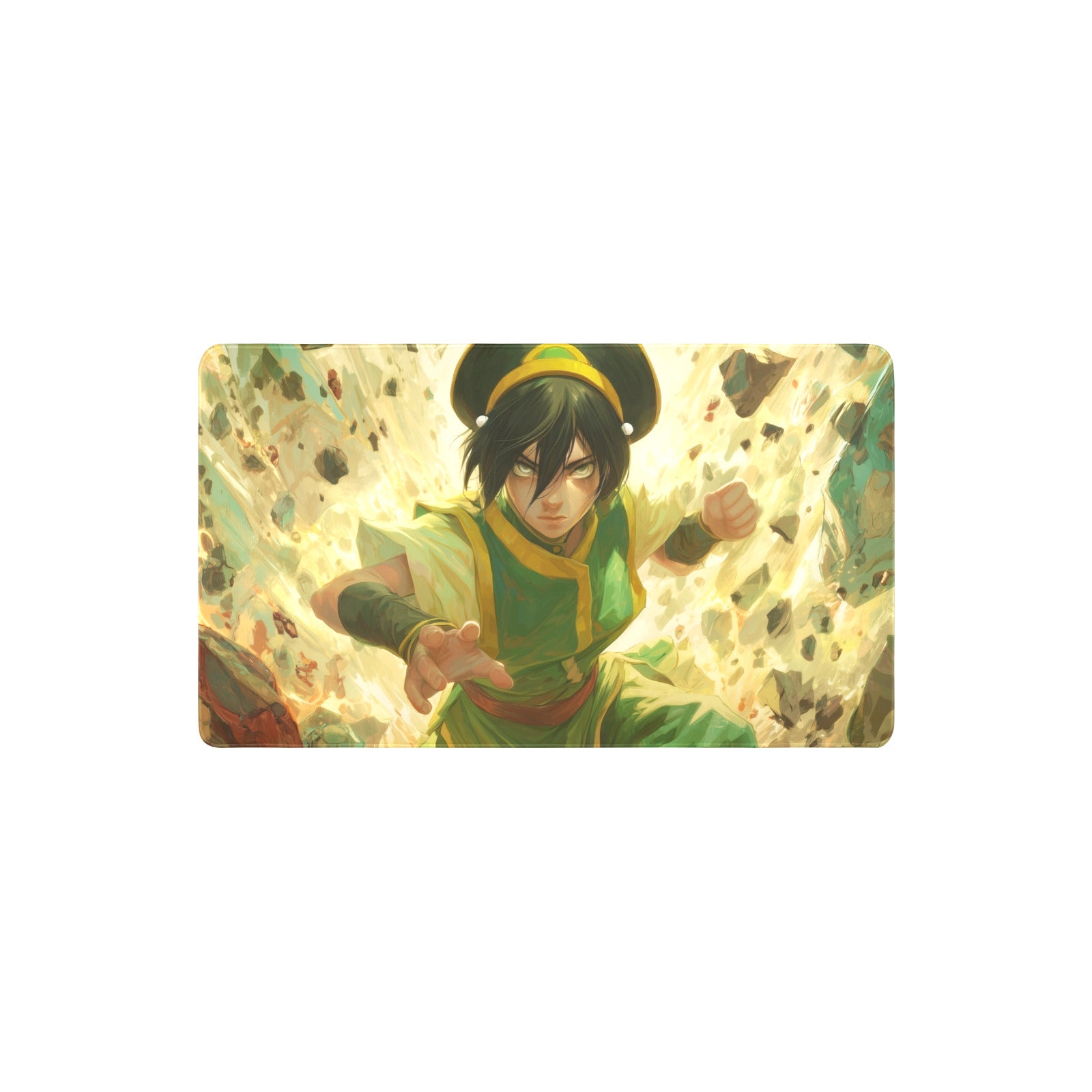 Toph Earthbender Playmat (Borderless) | Magic the Gathering Playmat