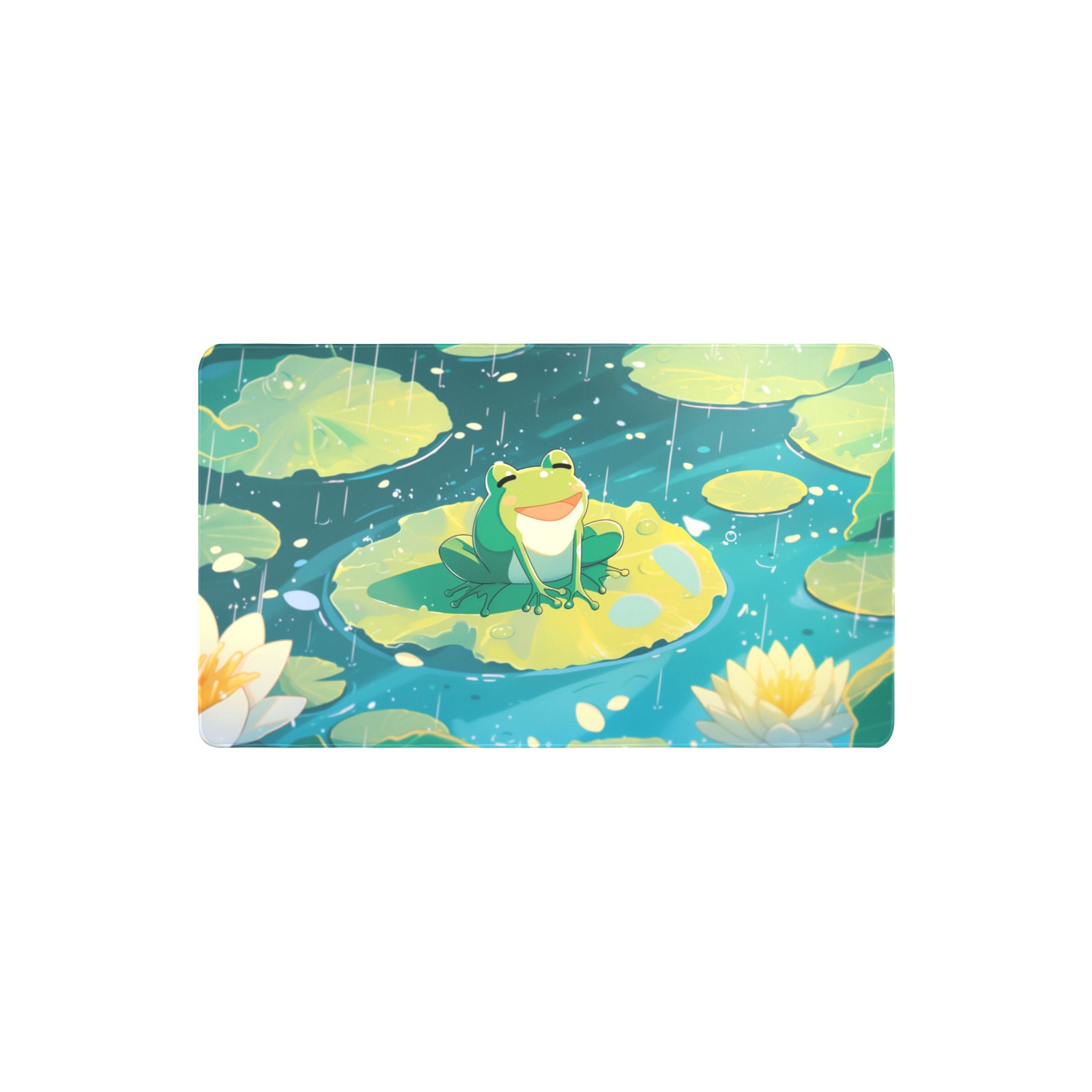 Kawaii Frog Playmat (Borderless) | TCG Playmat