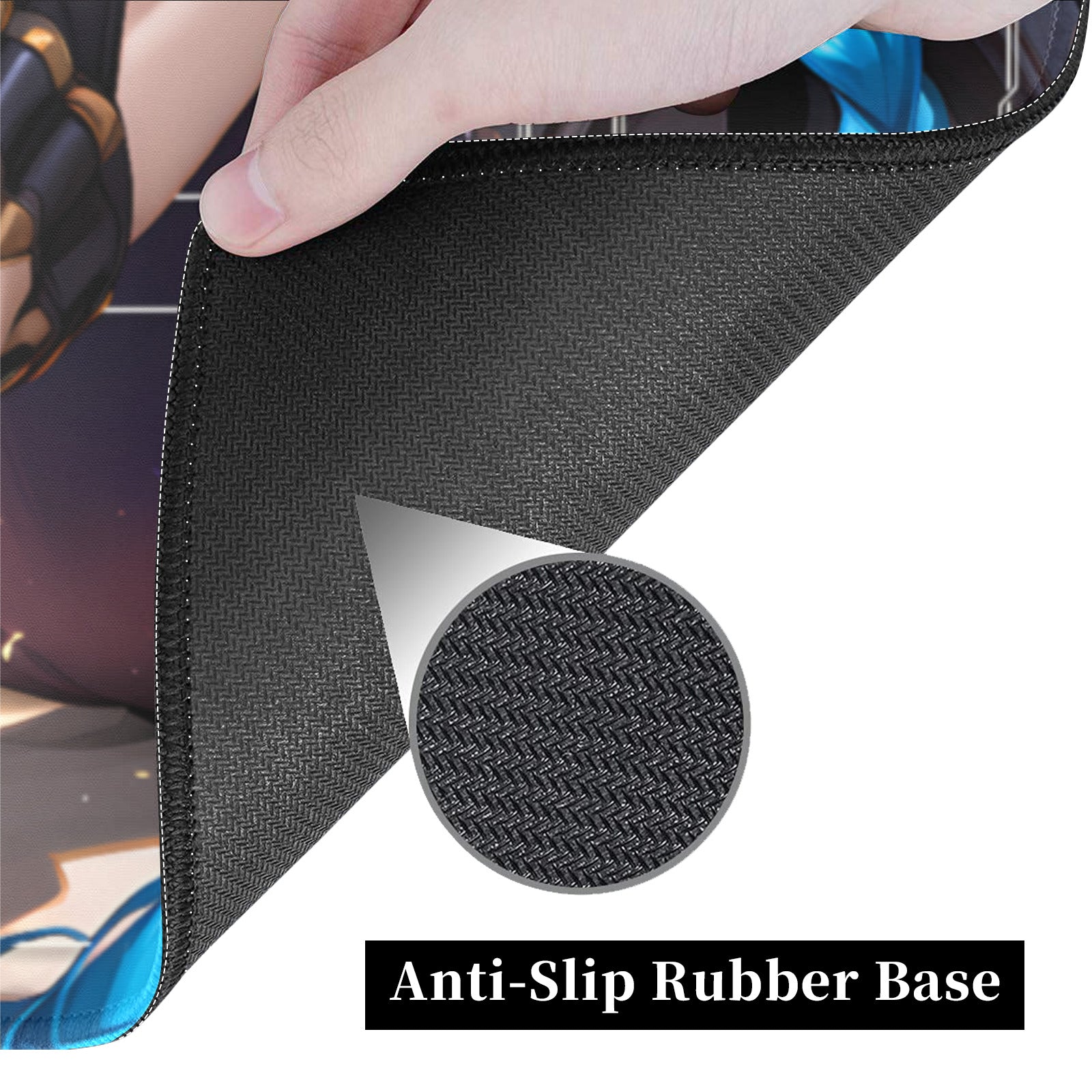 Jinx Chilling Playmat (Borderless) | Riftbound League of Legends Playmat