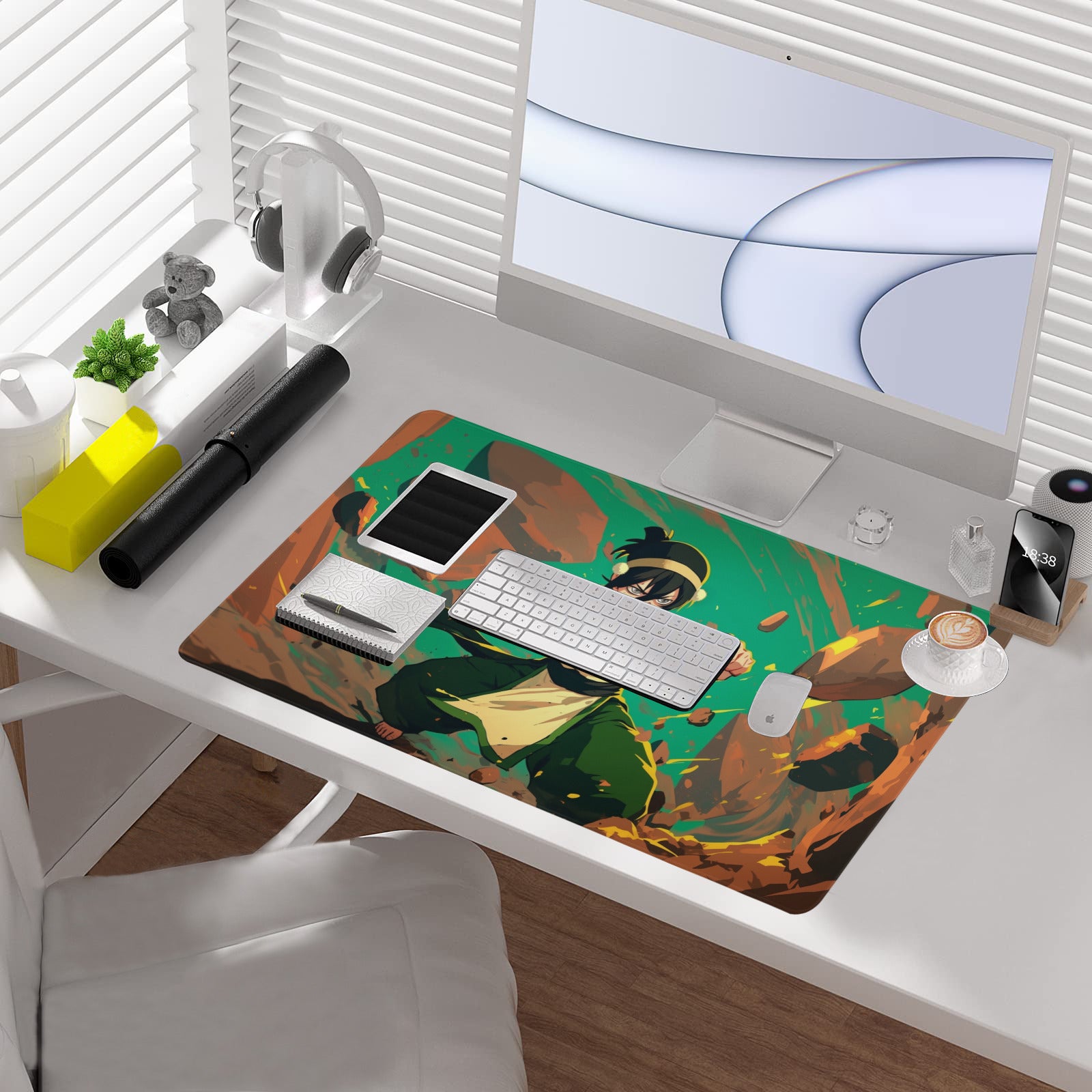 Toph Beifong Playmat (Borderless) | Magic the Gathering Playmat