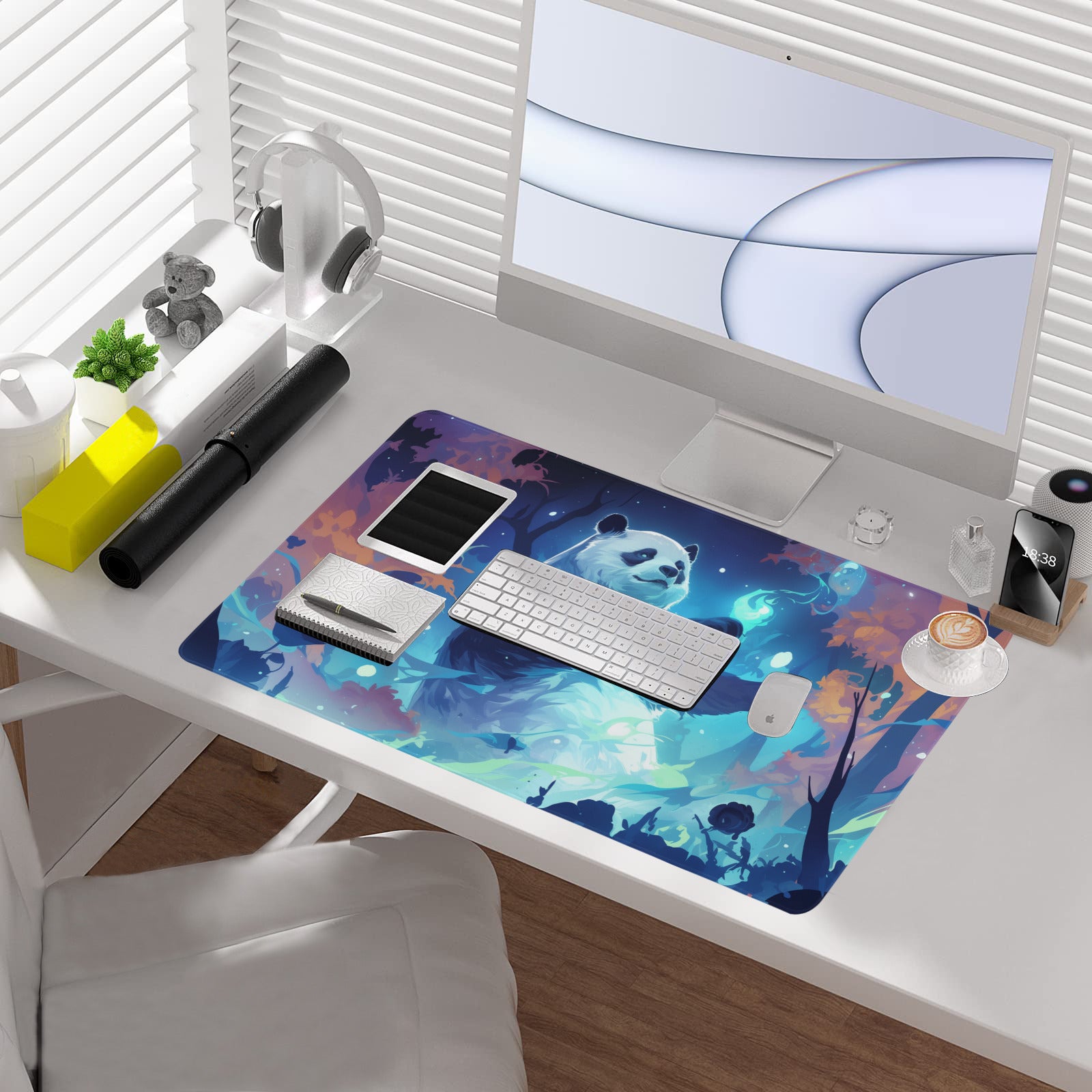 Hei Bai Playmat (Borderless) | Magic the Gathering Playmat