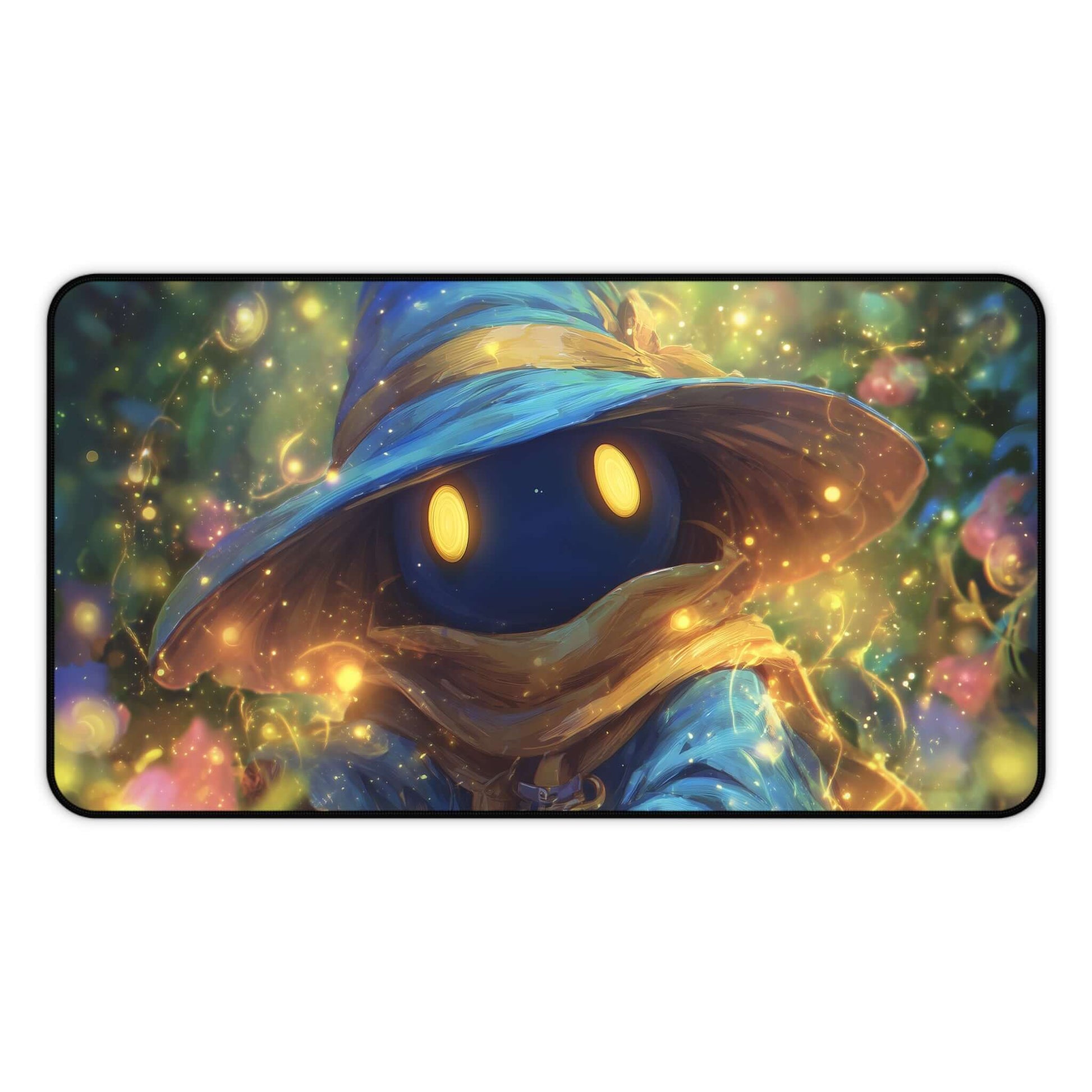 Vivi Ornitier Magic Burst Playmat | Final Fantasy Playmat | Iconic Wizard Playmat with Zones Option | 24x14 | 22x12 | 32x16 Sizes