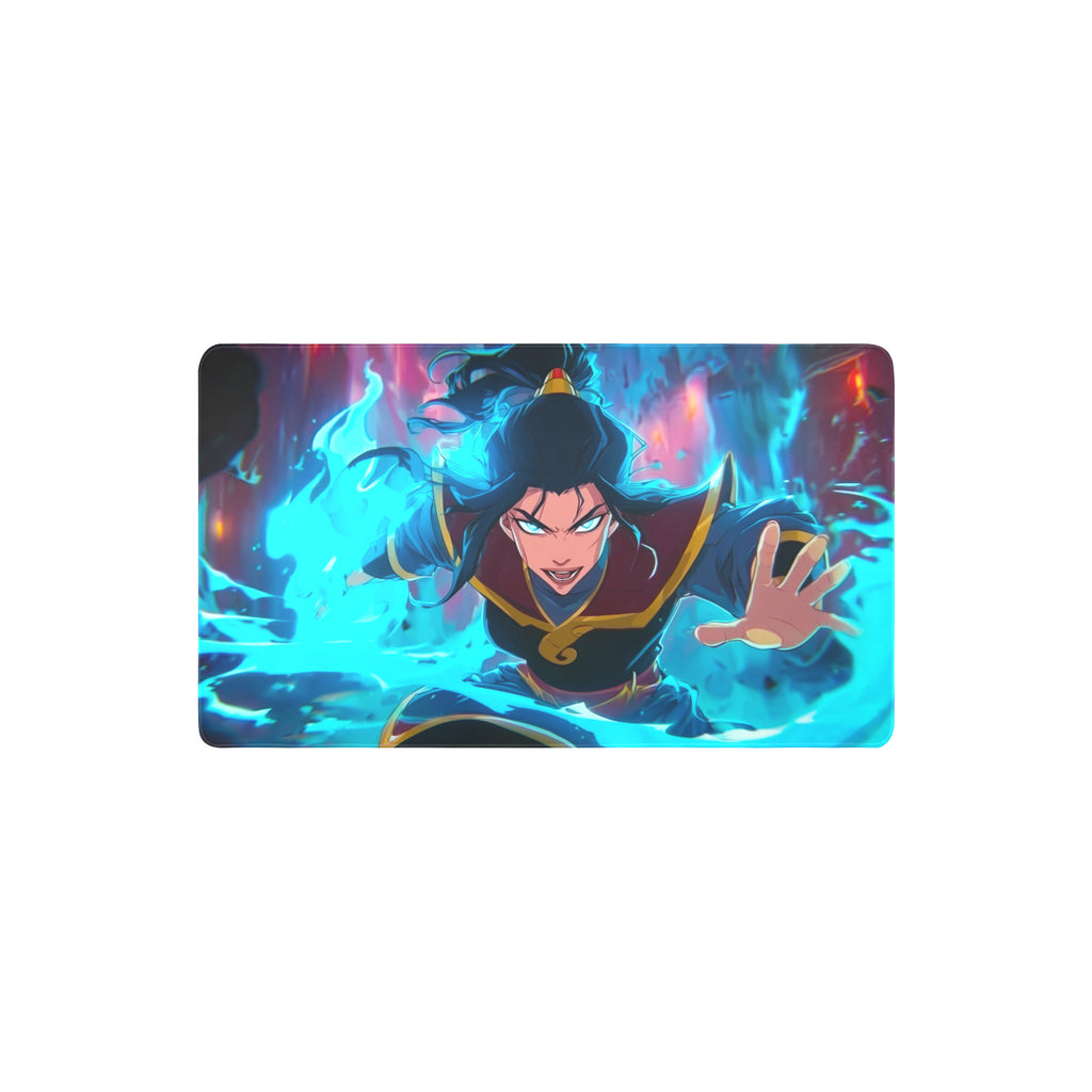 Fire Lord Azula Playmat (Borderless) | Blue Flame | Magic the Gathering Playmat