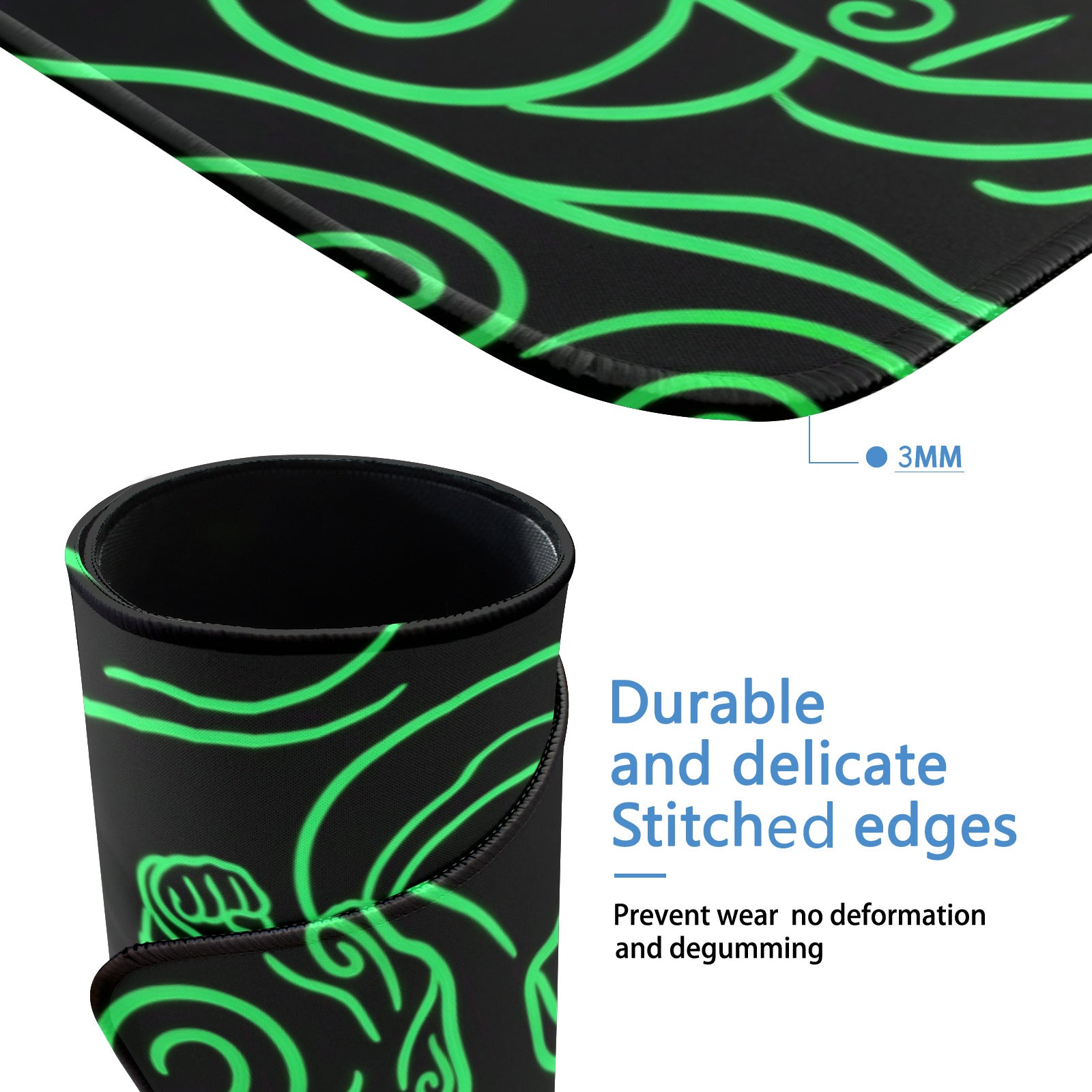 Neon Toph Playmat (Borderless) | Magic the Gathering Playmat