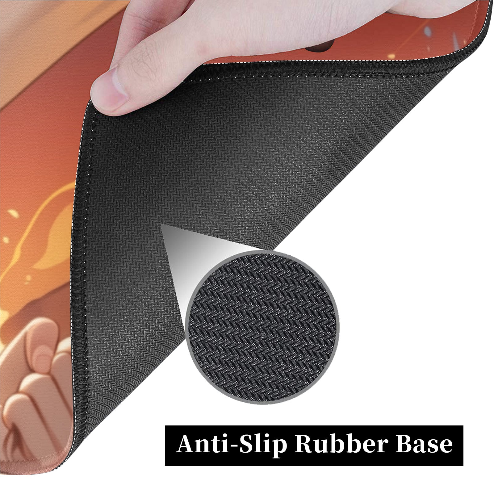 Fire Lord Azusa Playmat (Borderless) | Fiery Magic the Gathering Playmat