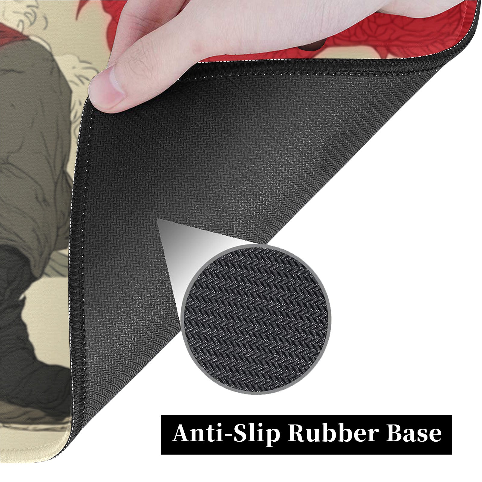 Iroh Dragon of the West Playmat (Borderless) | Ukiyo-e Playmat | Magic the Gathering Playmat