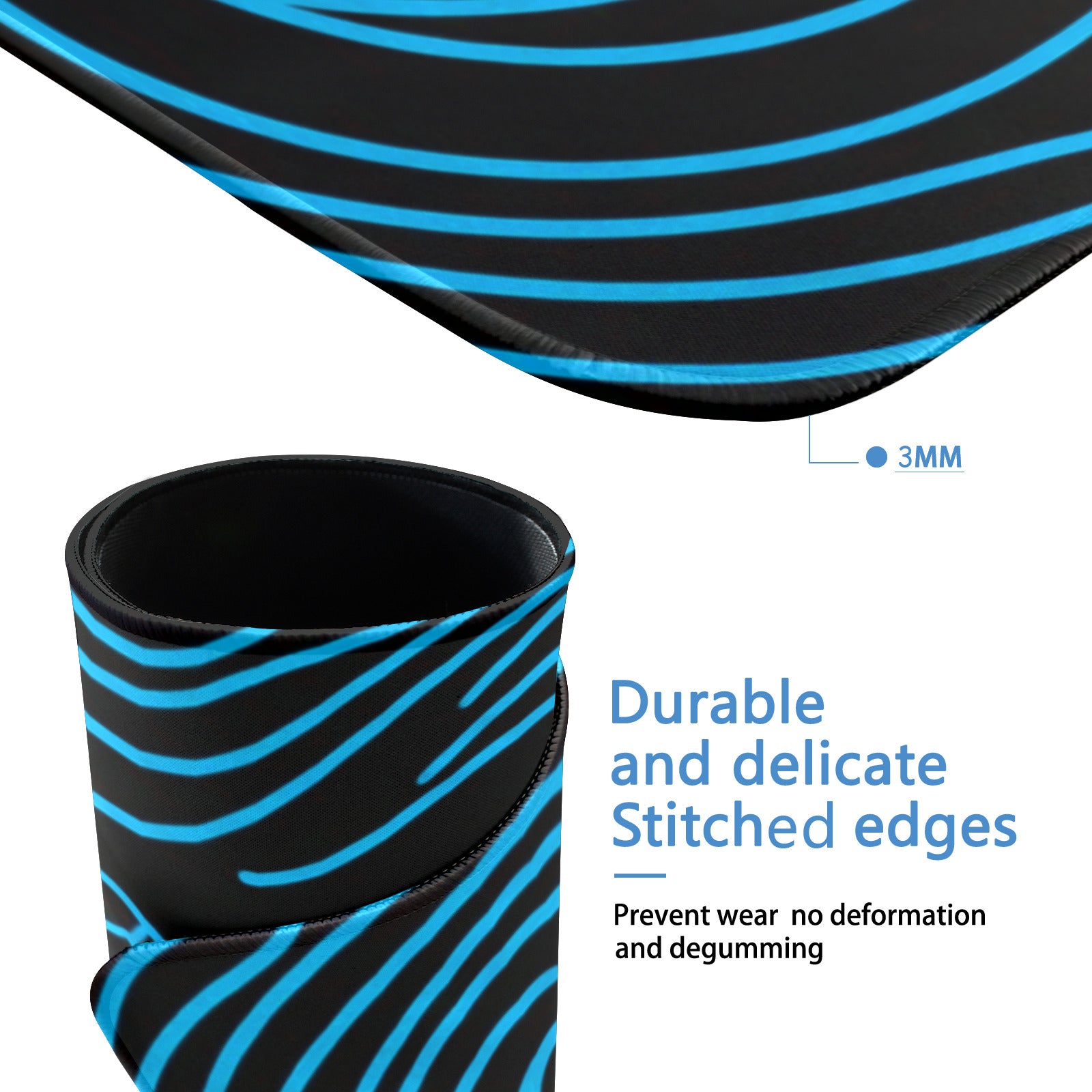 Neon Katara Playmat (Borderless) | Magic the Gathering Playmat