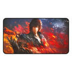 Clive, Ifrit’s Dominant Playmat | Final Fantasy Playmat | Iconic Fantasy Warrior Playmat with Zones Option | 24x14 | 22x12 | 32x16 Sizes