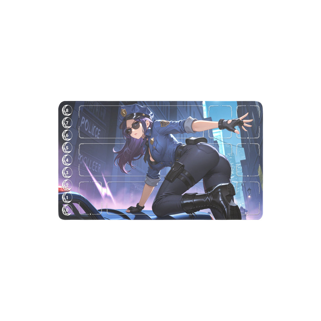 Officer Caitlyn Playmat (Borderless) | Riftbound League of Legends Playmat