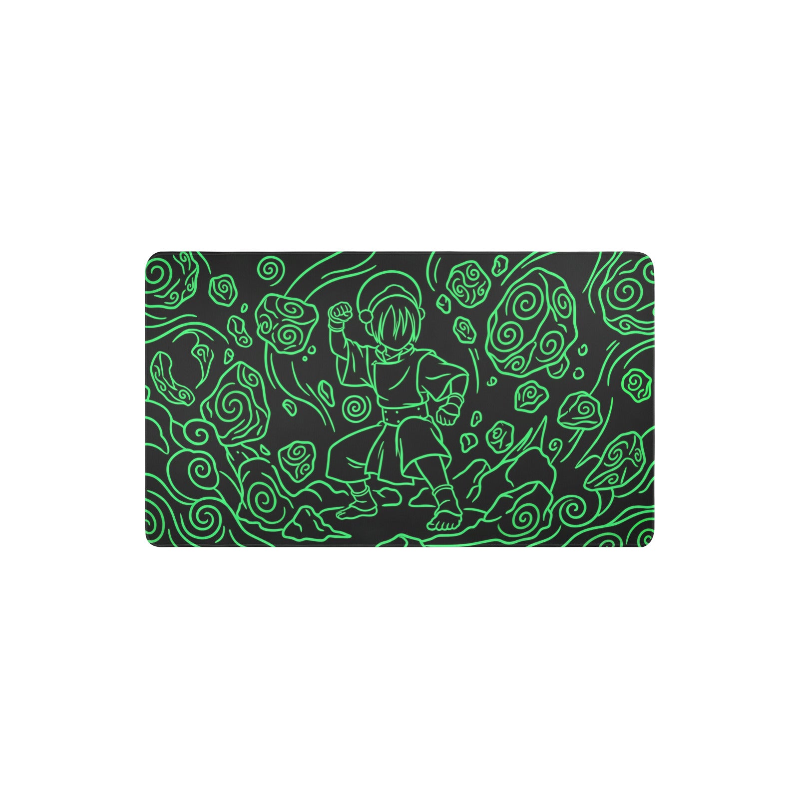 Neon Toph Playmat (Borderless) | Magic the Gathering Playmat