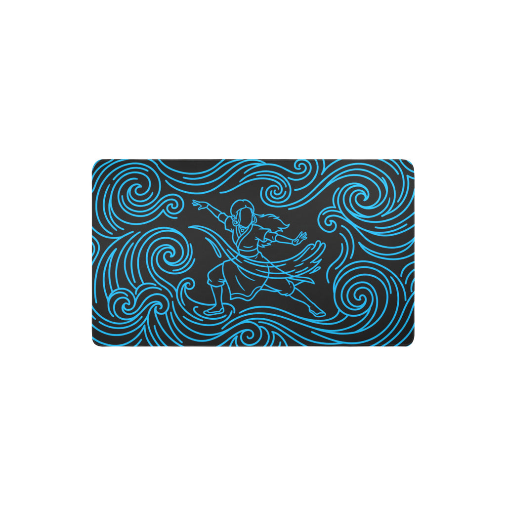 Neon Katara Playmat (Borderless) | Magic the Gathering Playmat