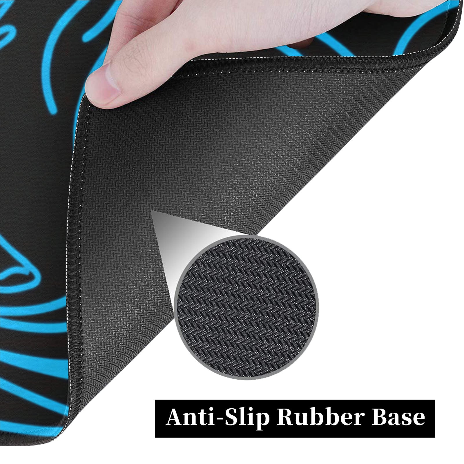 Neon Katara Playmat (Borderless) | Magic the Gathering Playmat