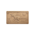 Ancient Stone Dinosaur Playmat (Borderless) | Carved Temple Mat