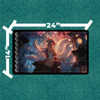 Enchanting Fox Mage Playmat | Charm Anime Mat
