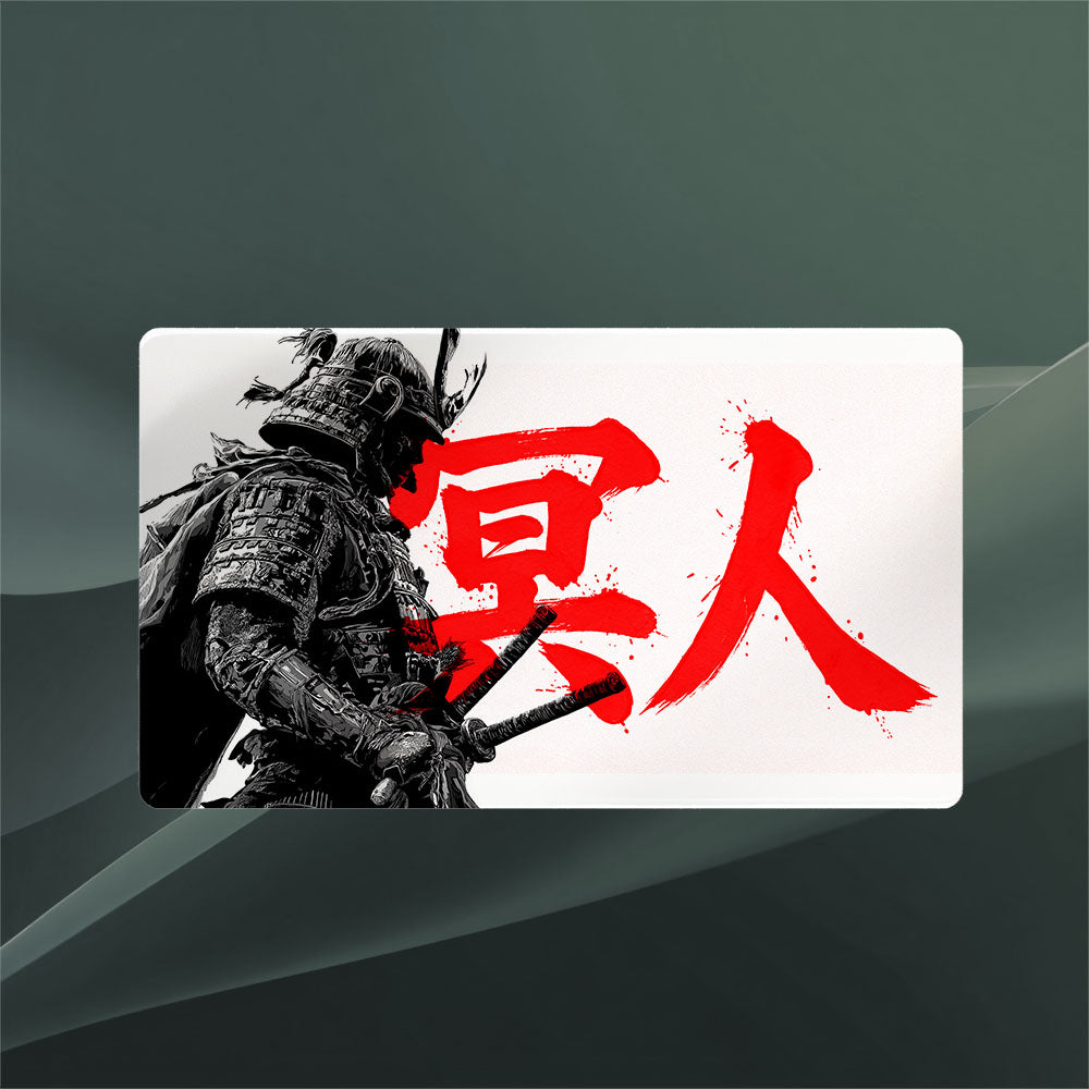 Jin Sakai Playmat (Borderless) | Profile Ghost Kanji | Magic the Gathering Playmat