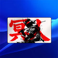 Jin Sakai Playmat | Magic the Gathering Playmat | Samurai Ghost Kanji Art With MTG Zones Option | 24x14 | 32x16 Sizes