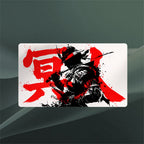 Ghost Samurai Kanji Playmat (Borderless) | Red Ink Mat