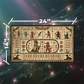 Egyptian Temple Mural Playmat | Warrior & Falcon Monk Design