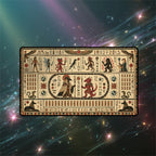 Egyptian Temple Mural Playmat | Warrior & Falcon Monk Design
